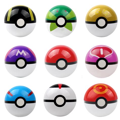 9PCS Pokemon pikachu Pokeball Cosplay Pop-up Master Great Ultra GS poke ...