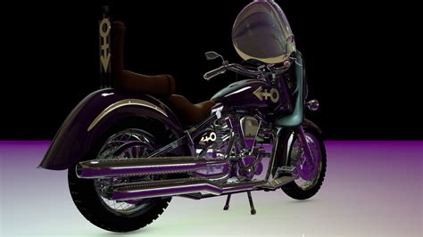 Prince Purple Rain Bike 3D model | CGTrader