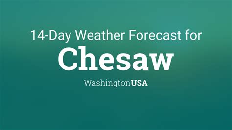 Chesaw, Washington, USA 14 day weather forecast