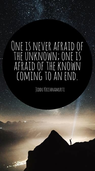 16 Inspirational Quotes About Fear Of The Unknown | You Are Your Reality