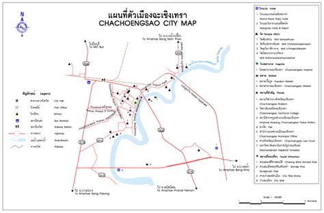 ChaChoengSao City Map - ChaChoengSao Thailand • mappery