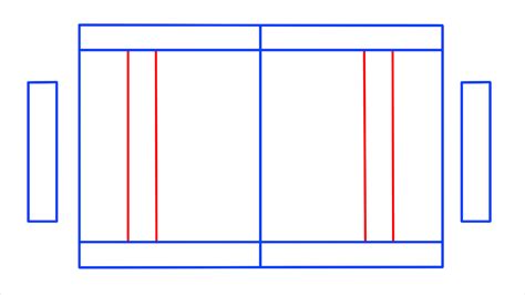 How To Draw Kabaddi court Step by Step - [5 Easy Phase]