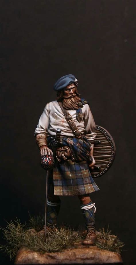 Jacobite Highlander. | Scottish warrior, Celtic warriors, Highlands warrior