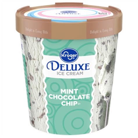 Kroger® Deluxe Mint Chocolate Chip Ice Cream Pint, 16 oz - Kroger