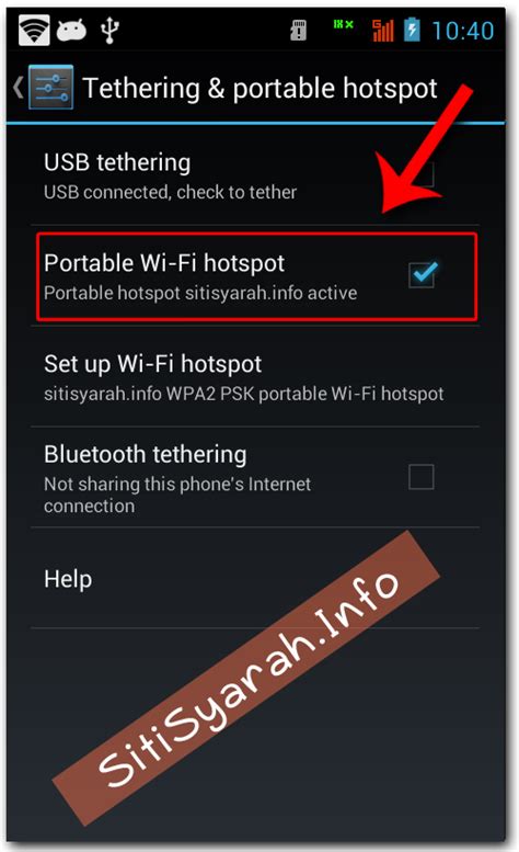 Cara Aktifkan Hotspot Android ke Laptop