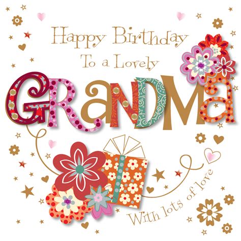 Printable Grandma Birthday Cards - Printable Word Searches