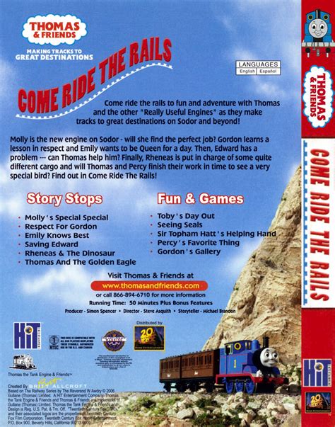 Come Ride the Rails spine and back cover by Jack1set2 on DeviantArt