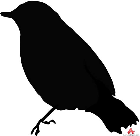 Raven Bird Silhouette at GetDrawings | Free download