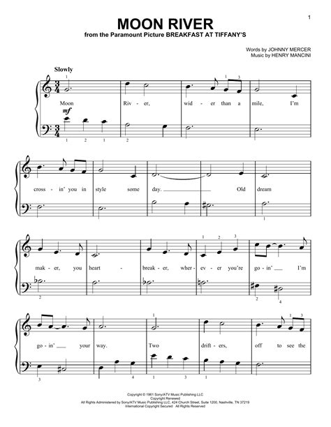 Moon River | Sheet Music Direct