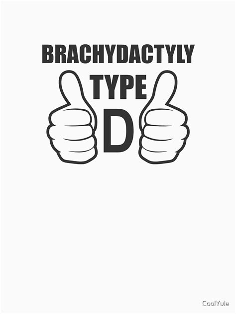 "Brachydactyly Type D Clubbed Thumbs Up" T-shirt for Sale by CoolYule ...