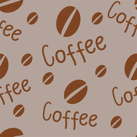 Coffee bean seamless pattern. sketch of coffee beans. Hand drawn coffee beans vector. 26693295 ...