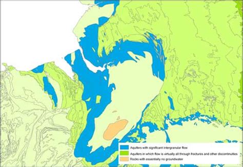 1:625,000 Scale Hydrogeology