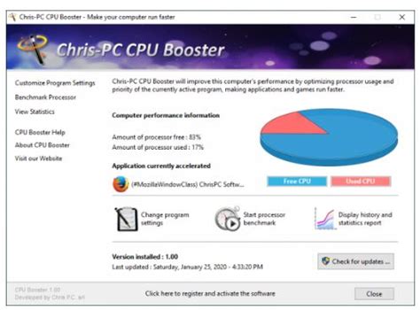 Chris-PC CPU Booster 1.17.23 Portable [Latest] - Portable4PC