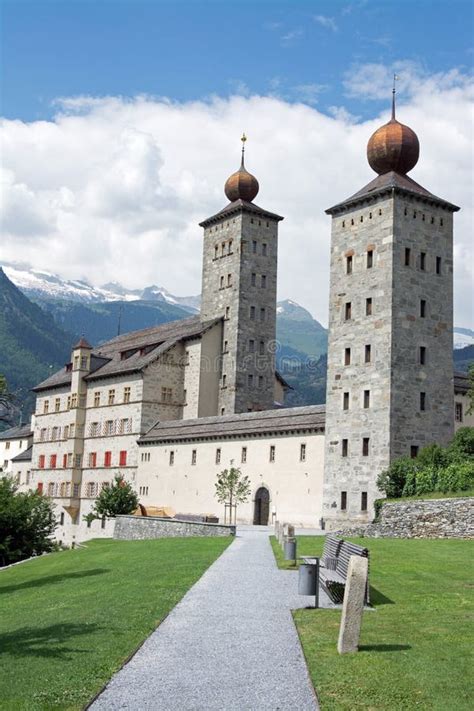 Stockalper Palace, Brig, Switzerland Stock Photo - Image of swiss, july: 138936776