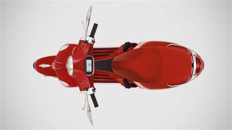 (VESPA ELETTRICA)RED: Same Electric Vespa But In Rosso Red And For A ...