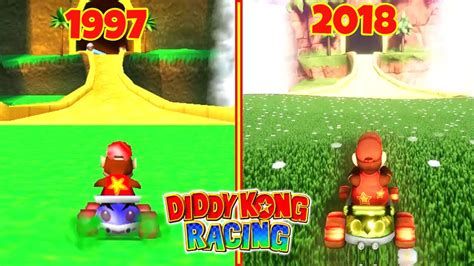 Diddy Kong Racing | Fan Remake Comparisons| 64 vs DS vs UE4 - YouTube