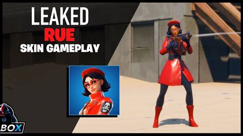 LEAKED “RUE” SKIN GAMEPLAY!!! - Fortnite Battle Royale - YouTube