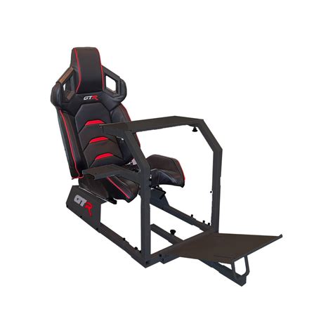 GTR Simulator Reclining Ergonomic Leather PC & Racing Game Chair with Footrest | Wayfair