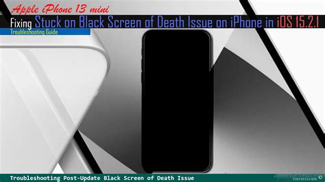 [FIX] Apple iPhone 13 Mini Stuck On Black Screen Of Death after iOS 15. ...