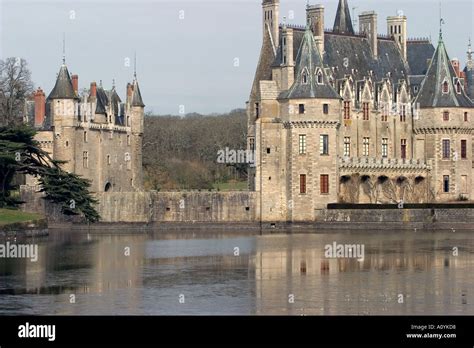 Old Castle in Brittany France Stock Photo - Alamy