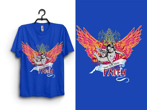 Faith Custom Graphic T shirt Design by Proshanto Chandra on Dribbble