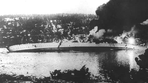 Fil:German cruiser Blücher sinking.jpg - Wikipedia