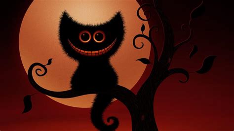 Funny Halloween Cat HD desktop wallpaper : Widescreen : High Definition : Fullscreen