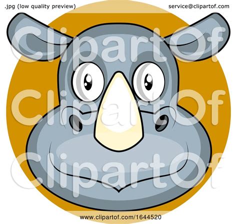 Cartoon Rhino Face Avatar by Morphart Creations #1644520