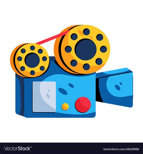 Movie camera Royalty Free Vector Image - VectorStock