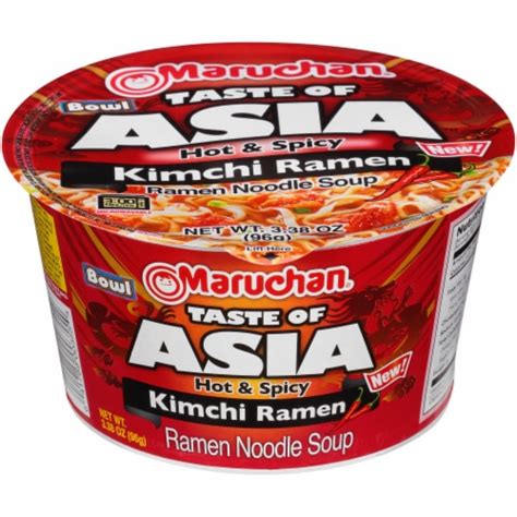 Maruchan Bowl Taste of Asia Kimchi Ramen Noodles, 3.38 oz - Kroger