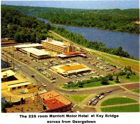 Marriott Motor Hotel at Key Bridge. | Marriott, Hotel, Washington dc