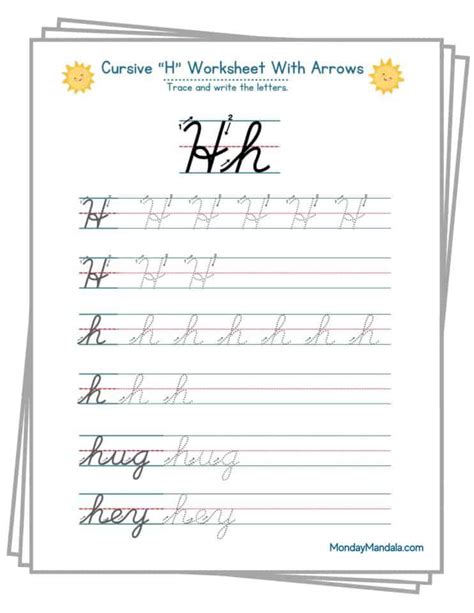 Cursive Alphabet Worksheets (Free PDF Printables A - Z)