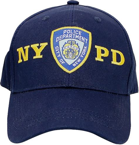 Amazon.com: Official NYPD Hat/Baseball Cap, Navy Blue Police Department ...