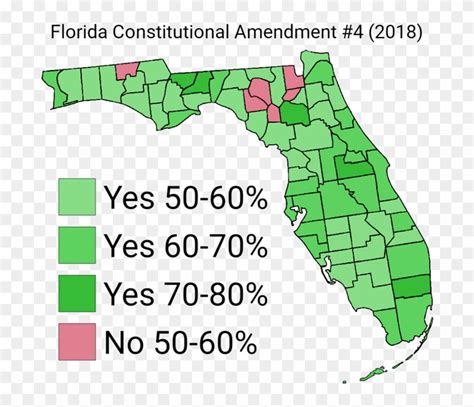 Florida Constitutional Amendment 4 - Florida Amendment 4 Map, HD Png ...