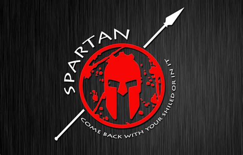 Обои logo, Spartan, helmet, spear, shiled картинки на рабочий стол, раздел разное - скачать