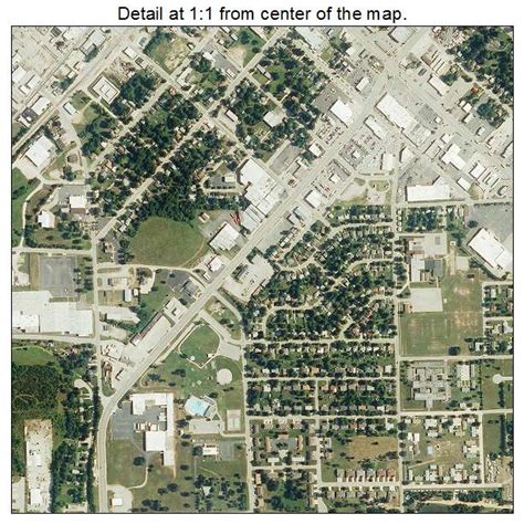 Aerial Photography Map of Lebanon, MO Missouri