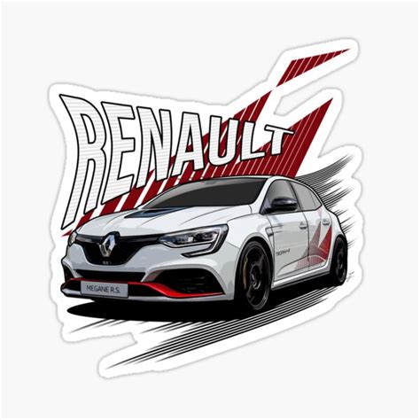 "Renault Megane MK4 RS Trophy R" Sticker for Sale by JI-AutoDesign | Redbubble