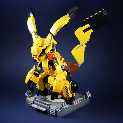 Pikachu mecha | Lego pokemon, Lego sculptures, Lego