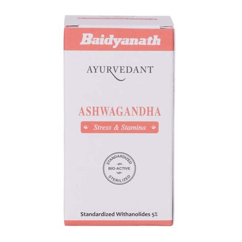 Buy Baidyanath Ashwagandha Tablet 60 Tabs Online at Best Price | Distacart