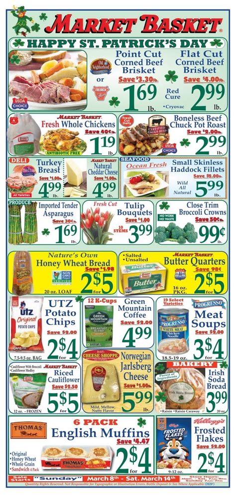 Market Basket Weekly Flyer Mar 08 – Mar 14, 2020