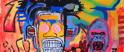 Hi Basquiat! Magilla Gorilla” a tribute to the great American artist Jean-Michel Basquiat (73 x ...