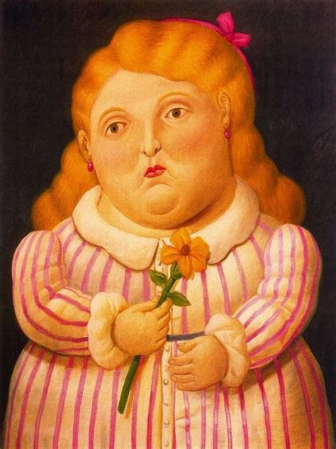 fernando botero | Fernando Botero Paintings - Fernando Botero Nina con ...