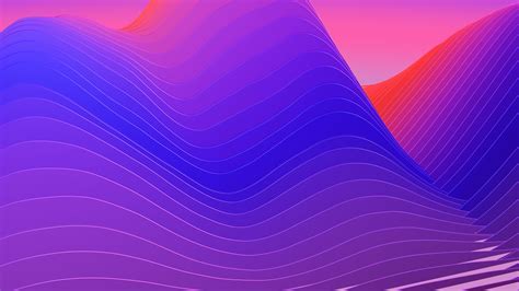 Gradient, Waves, Neon, iOS 11 HD wallpaper | Wallpaper Flare