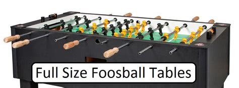 Foosball Table Dimensions - [4 Different Sizes in 2019]