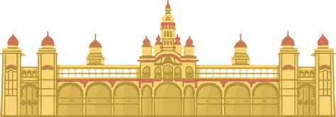 Best Free Mysore Palace Illustration download in PNG & Vector format