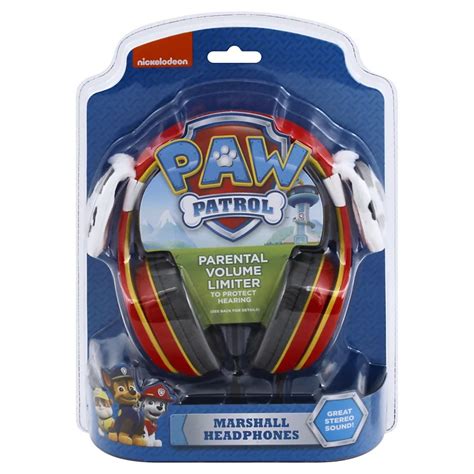 Kid Designs Paw Patrol Kids Wired Headphones - Shop Electronics at H-E-B