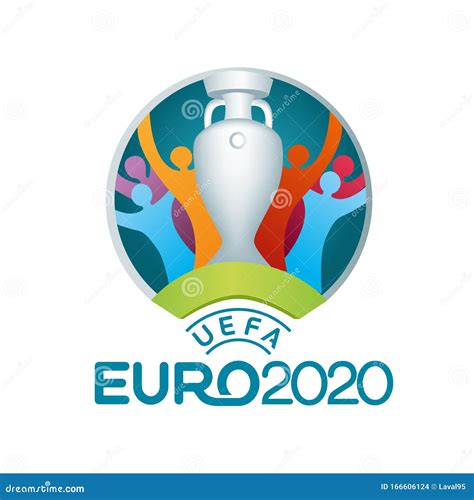 UEFA 2020 Logo in Summer EURO 2020, Vector Illustration Editorial Stock ...