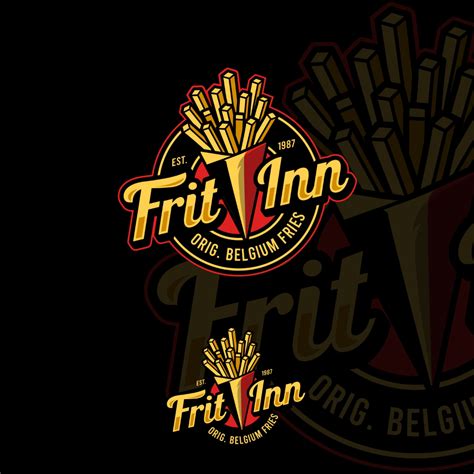 Design #167 by A3" | Frit Inn ( Original Belgium Fries ) | Food logo design inspiration, Logo ...