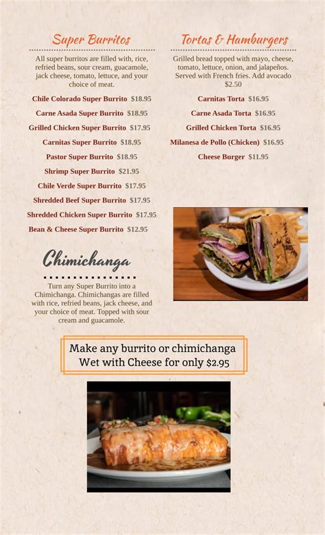 Explore Our Mouth Watering Menu – El Patio Original