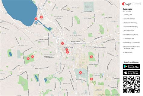 Syracuse University Campus Map Printable